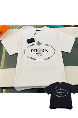 【プラダ】メンズ レディース 半袖Tシャツ aat11840