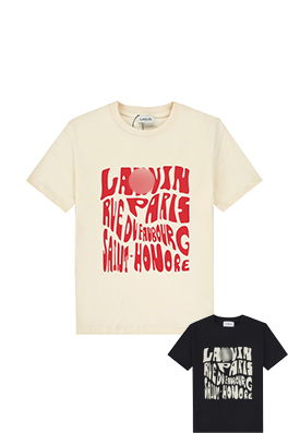 【ランバン】メンズ レディース 半袖Tシャツ aat11874