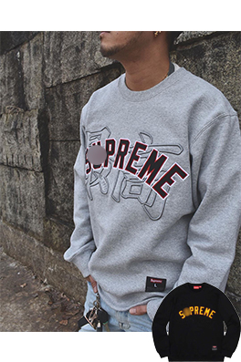 【シュプリーム】メンズ レディース 長袖　スウェットTシャツ aat11894
