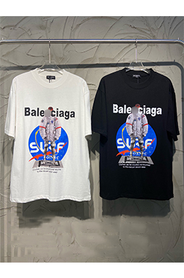 【バレンシアガ】×【NASA】メンズ レディース 半袖Tシャツ aat11902