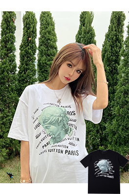 【ルイヴ*トン】メンズ レディース 半袖Tシャツ aat11962