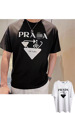 PRADA ノベルティー レディース Tシャツ Mサイズ ブラック