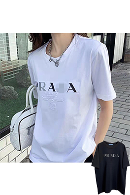 【プラダ】メンズ レディース 半袖Tシャツ aat12054