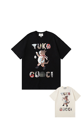 【グッチ】メンズ レディース 半袖Tシャツ aat12067