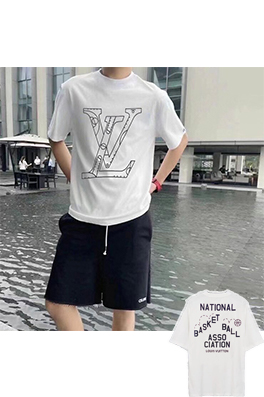 【ルイヴ*トン】×【NBA】メンズ レディース 半袖Tシャツ aat12177