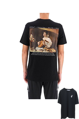 【オフホワイト】メンズ レディース 半袖Tシャツ aat12200
