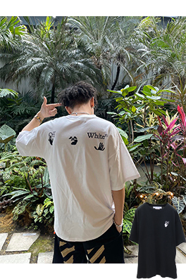 【オフホワイト】メンズ レディース 半袖Tシャツ aat12204