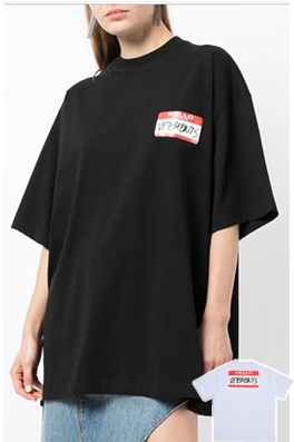 【ヴェトモン】メンズ レディース 半袖Tシャツ aat12249
