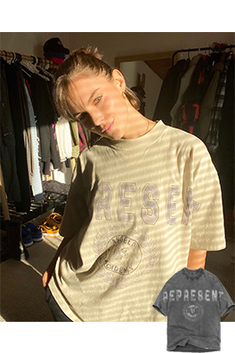 【リプレゼント】メンズ レディース 半袖Tシャツ aat12331