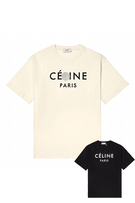【セリーヌ】メンズ レディース 半袖Tシャツ aat12351