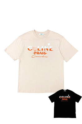 【セリーヌ】メンズ レディース 半袖Tシャツ aat12424