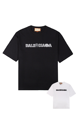 【グッチ】×【バレンシアガ】メンズ レディース 半袖Tシャツ aat12433