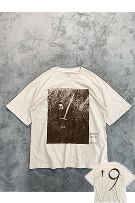 【メゾンナンバーナイン】メンズ レディース 半袖Tシャツ aat12472