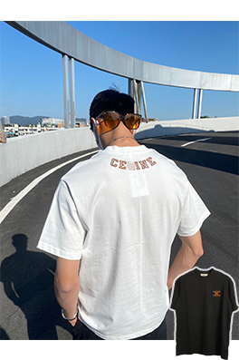 【セリーヌ】メンズ レディース 半袖Tシャツ aat12503