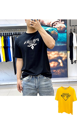 【プラダ】メンズ レディース 半袖Tシャツ aat12518