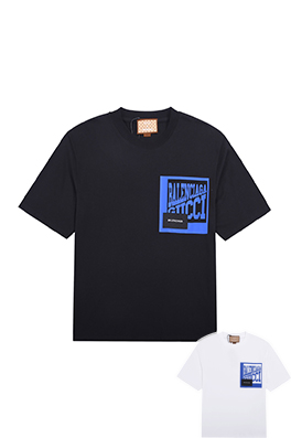 【グッチ】×【バレンシアガ】メンズ レディース 半袖Tシャツ aat12665