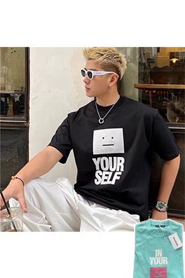 【アクネストゥディオズ】メンズ レディース 半袖Tシャツ aat12746