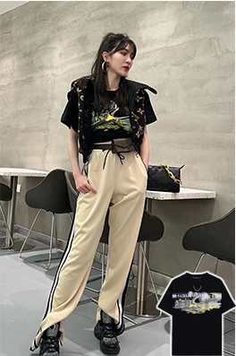 【ルイヴ*トン】メンズ レディース 半袖Tシャツ aat12813
