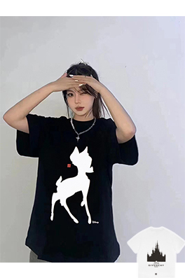 【ジバンシイ】×【DISNEY】メンズ レディース 半袖Tシャツ aat12943