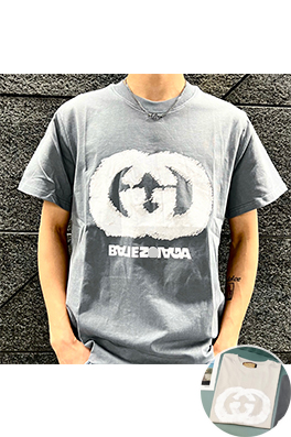 【バレンシアガ】×【グッチ】メンズ レディース 半袖Tシャツ aat12959