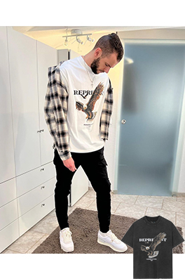 【リプレゼント】メンズ レディース 半袖Tシャツ aat13089