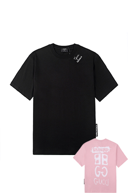 【グッチ】×【バレンシアガ】メンズ レディース 半袖Tシャツ aat13100