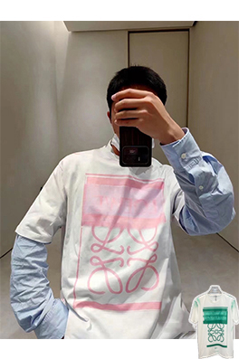 【ロエベ】メンズ レディース 半袖Tシャツ aat13111