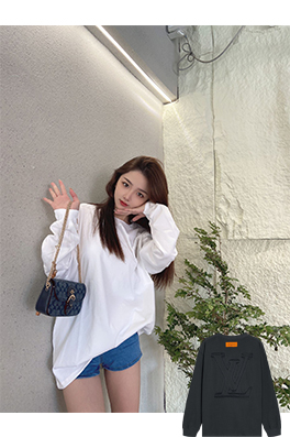 【ルイヴ*トン】メンズ レディース 長袖Tシャツ  aat13212