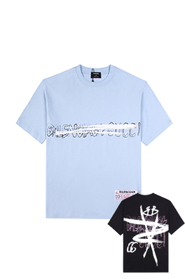 【グッチ】×【バレンシアガ】メンズ レディース 半袖Tシャツ  aat13272