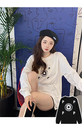 【バーバリー】×【POP TRADING COMPANY】メンズ レディース 長袖Tシャツ  aat13327