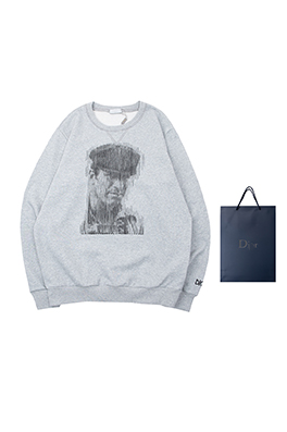 【ディオール】メンズ レディース 長袖　スウェットTシャツ  aat13343
