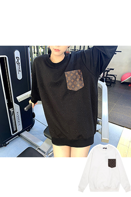 【ルイヴ*トン】メンズ レディース 長袖　スウェットTシャツー   aat13506