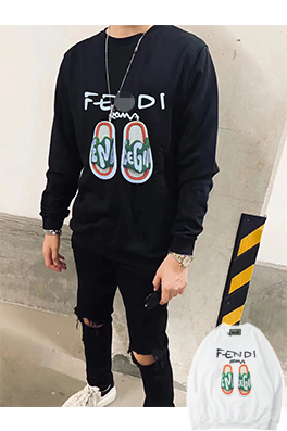 【フェンディ】メンズ レディース 長袖　スウェットTシャツー   aat13534