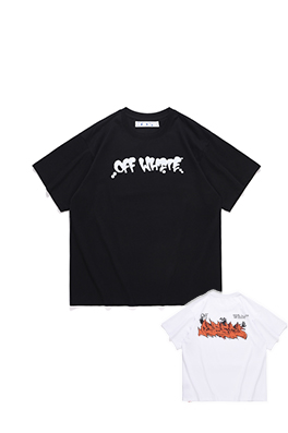 【オフホワイト】半袖Tシャツ  aat13611