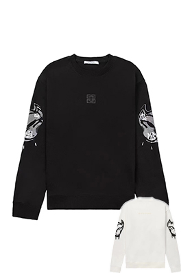 【ジバンシイ】メンズ レディース 長袖　スウェットTシャツー  aat13640