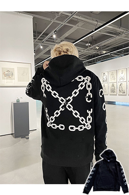 【オフホワイト】フード Tシャツ パーカー  aat13669