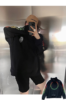 【クロムハーツ】フード Tシャツ パーカー  aat13672