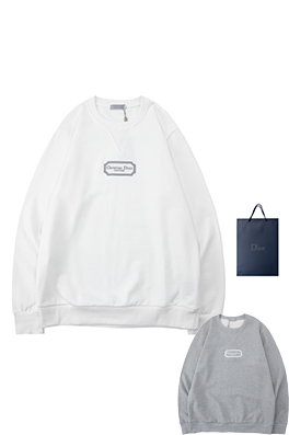 【ディオール】メンズ レディース 長袖　スウェットTシャツ  aat13733