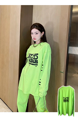 【バレンシアガ】×【ACID ARAB】メンズ レディース 長袖Tシャツ  aat13797