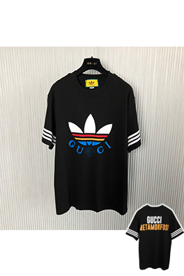 【グッチ】×【アディダス】メンズ レディース  半袖Tシャツ  aat13925