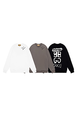 【バレンタイプ】×【グッチタイプ】メンズ レディース 長袖　スウェットTシャツ  aat13942