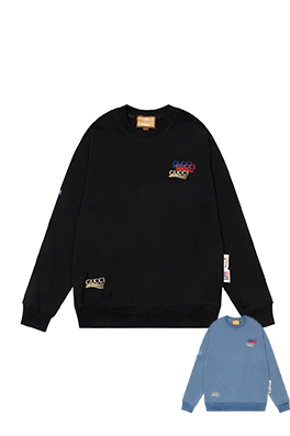 【バレンタイプ】×【グッチタイプ】メンズ レディース 長袖　スウェットTシャツ  aat14030