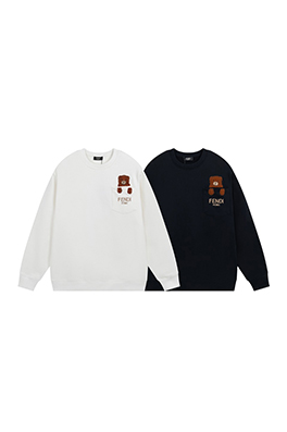 【フェンディ】メンズ レディース 長袖　スウェットTシャツ  aat14043