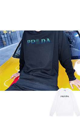 【プラダ】メンズ レディース 長袖　スウェットTシャツ  aat14073