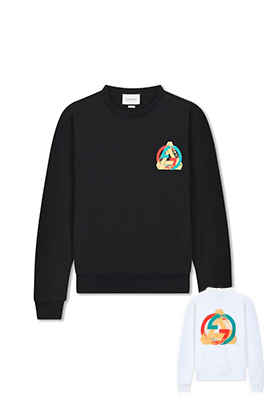【グッチタイプ】×【パレス】メンズ レディース 長袖　スウェットTシャツ  aat14109