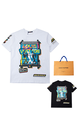【ヴィトンタイプ】メンズ レディース 半袖Tシャツ  aat14136