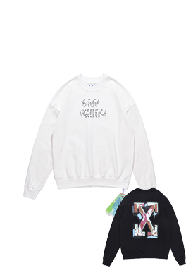【オフホワイト】メンズ レディース 長袖　スウェットTシャツ  aat14140