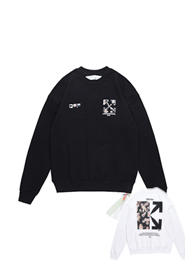 【オフホワイト】メンズ レディース 長袖　スウェットTシャツ  aat14143