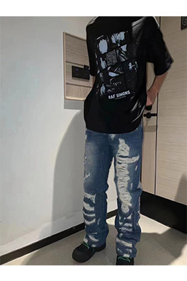 【ラフ シモンズ】×【NEW VOGUE】メンズ レディース 半袖Tシャツ  aat14488