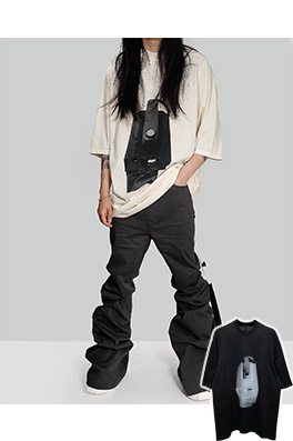 【リックオウエンス】メンズ レディース 半袖Tシャツ  aat14501